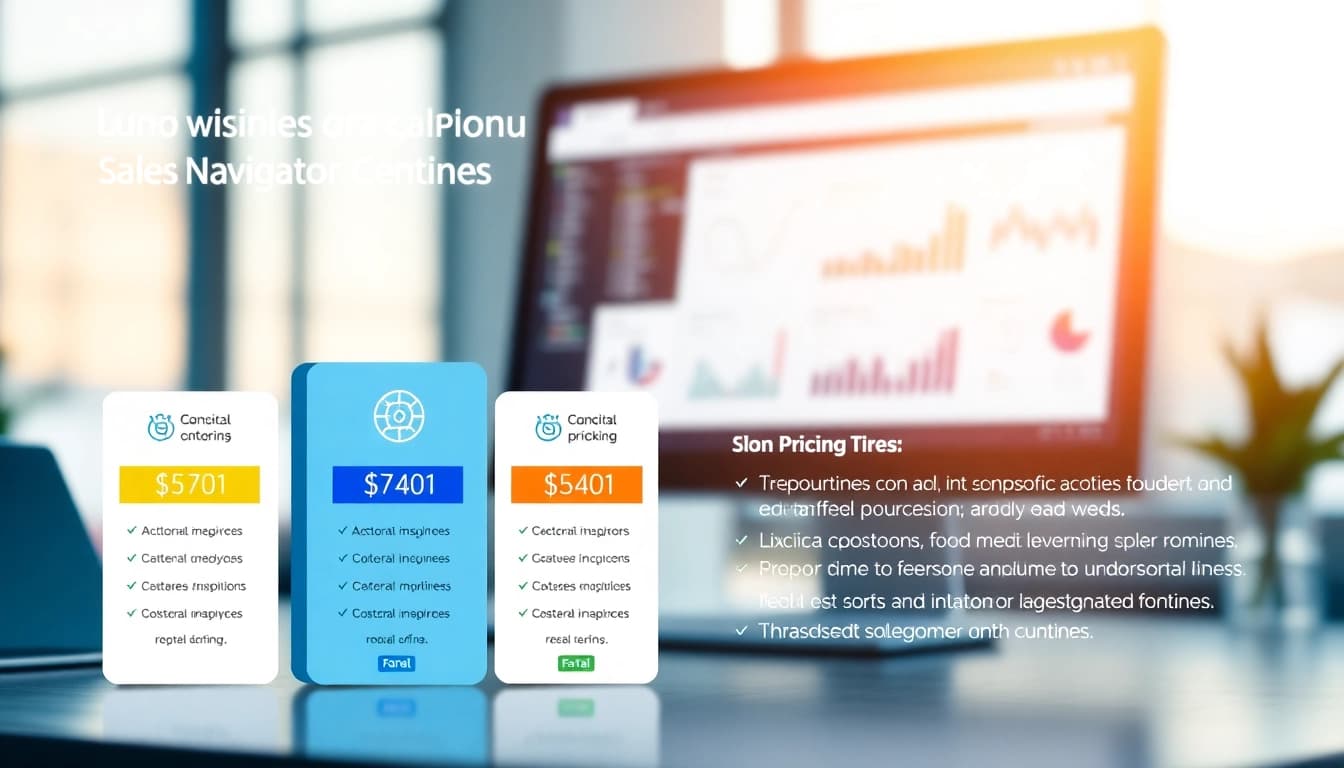 Analyze sales navigator scraper pricing with a detailed infographic showcasing pricing tiers and features.
