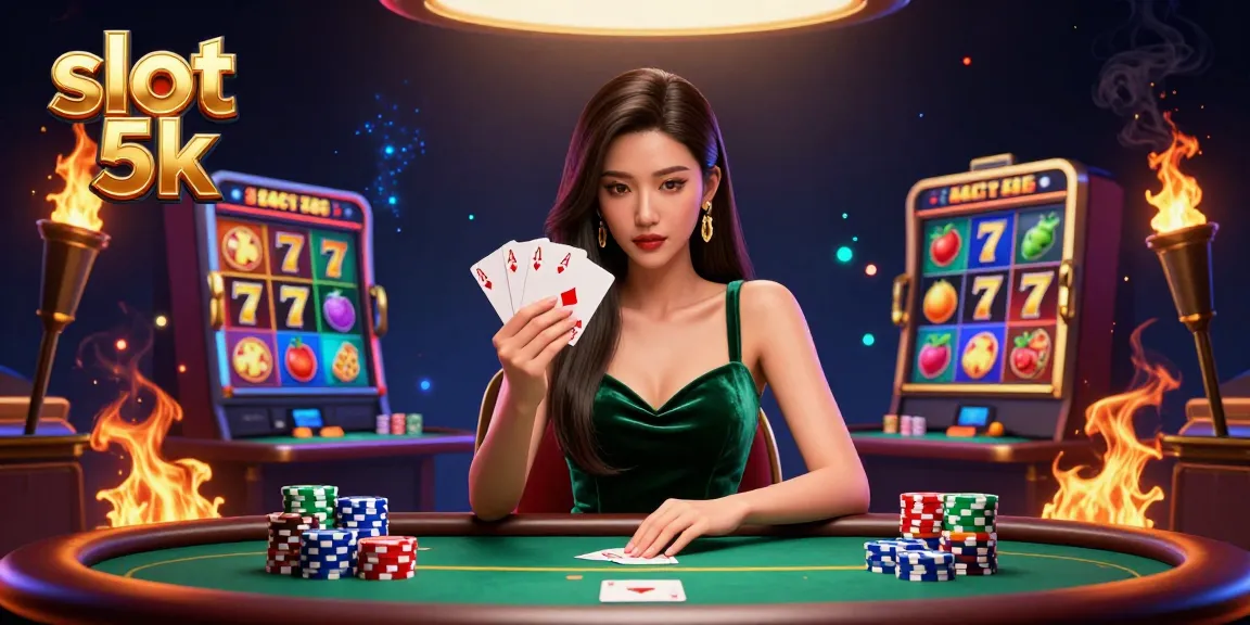 Experience thrilling slot 5k action with a stunning casino scene filled with vibrant symbols.