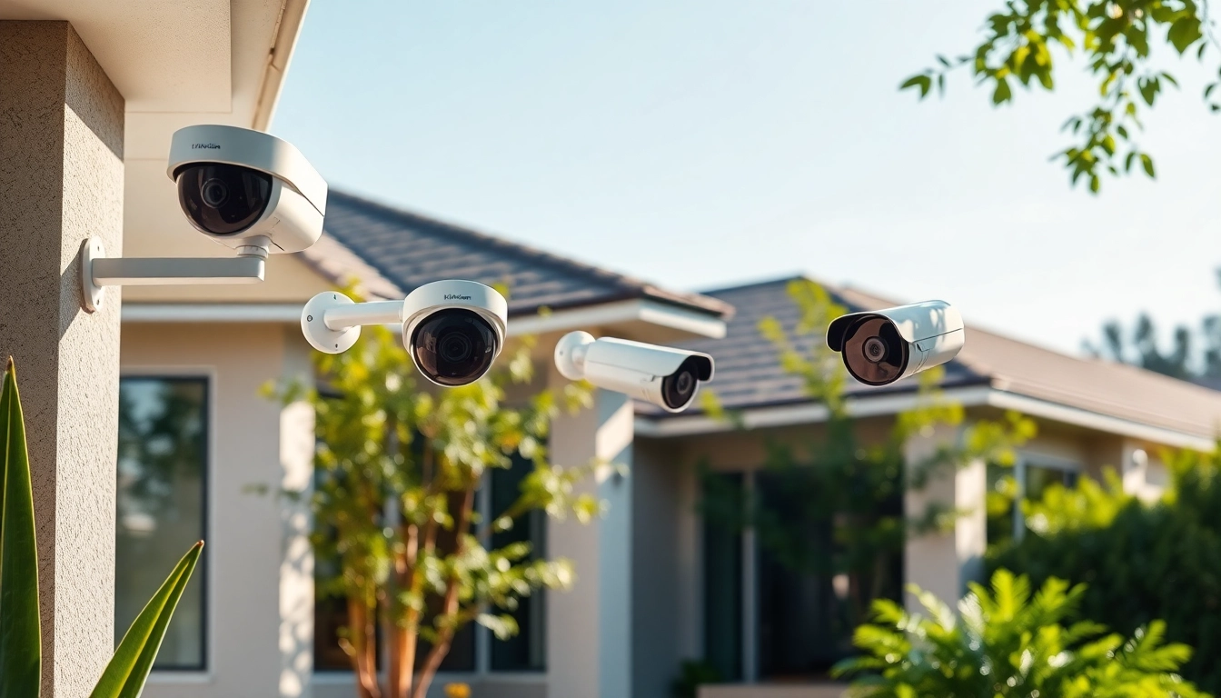Cámaras Hikvision instaladas en un entorno residencial seguro, que muestran tecnología avanzada y fiabilidad.