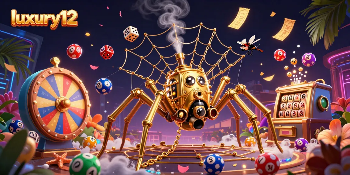 Putar untuk menang di luxury12 dengan bola lotere berwarna-warni dan elemen kasino yang menarik.