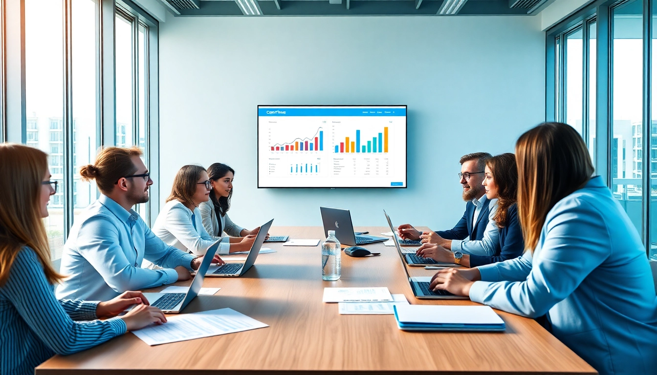 Analyze competitor pricing strategies in a professional business setting with charts and discussions.