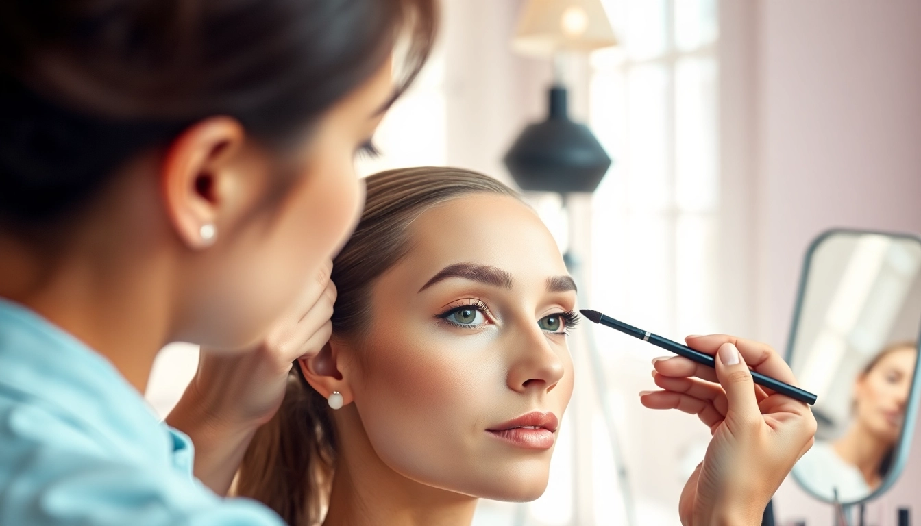 Enhance your look with skone cosmetics brow wand, expertly applied for flawless eyebrows.