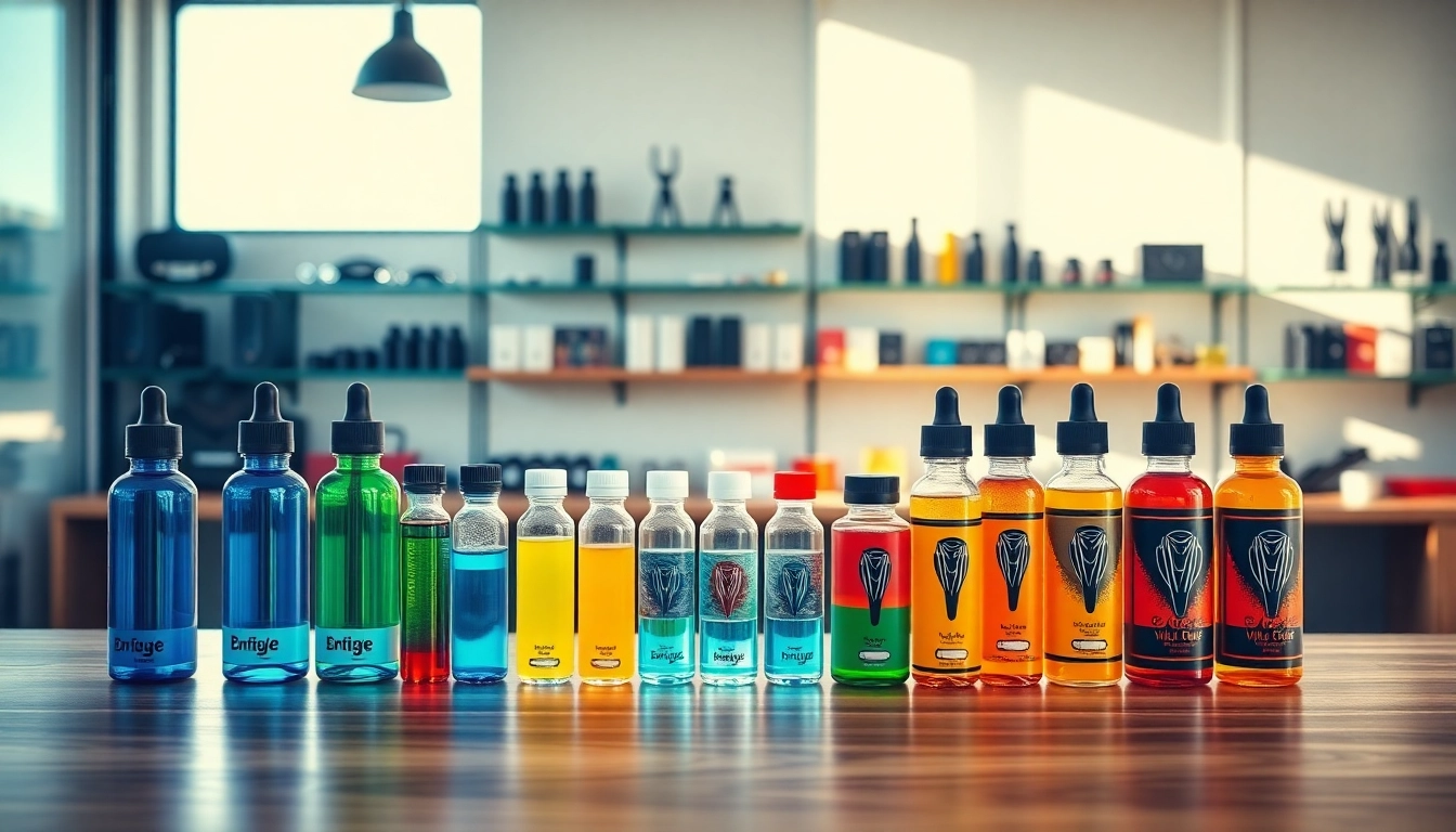 Showcase of premium vape products at vape juice depot highlighting quality and variety.