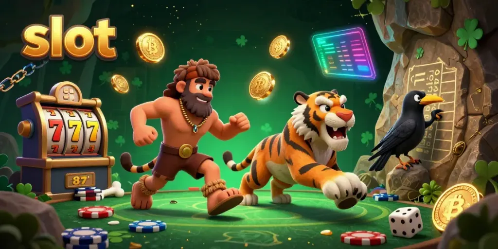 Slot membawa keberuntungan dengan gameplay yang menarik di kasino prasejarah ini!