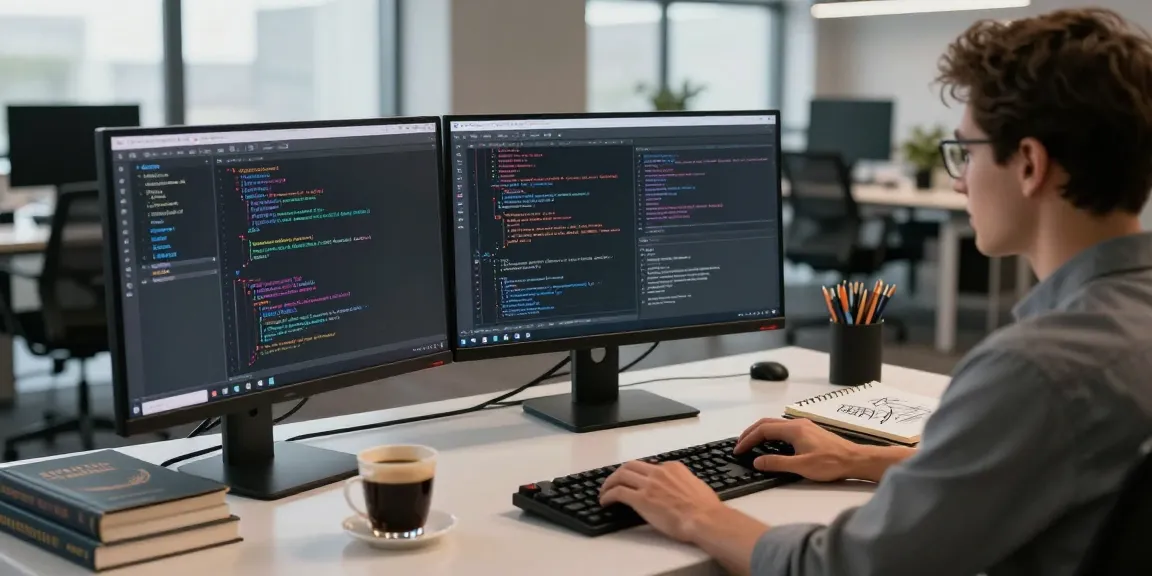 Snipaste in action within a professional coding workspace featuring multiple monitors and ambient lighting.