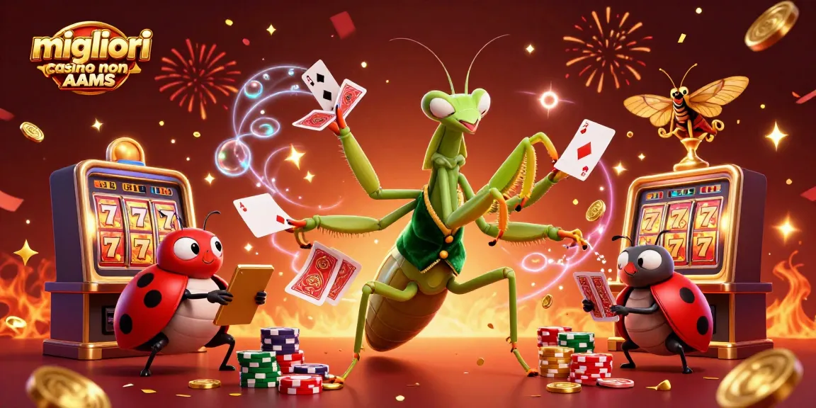 Gioca nei migliori casino non AAMS con fortunati jackpot e slot strabilianti