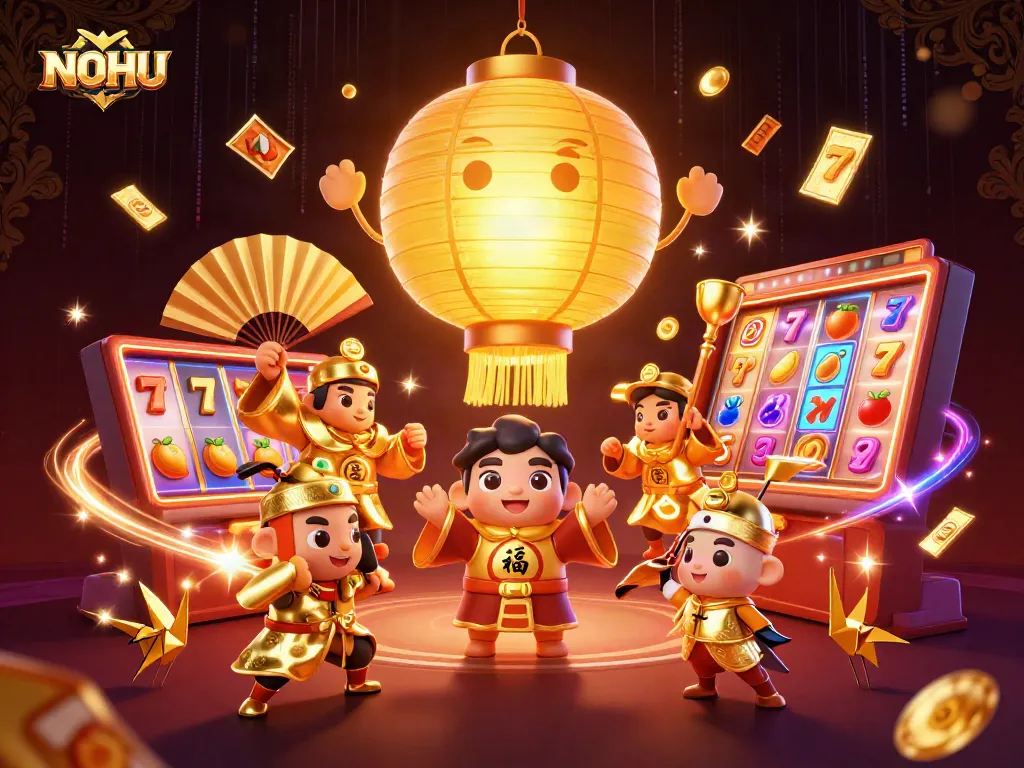 Experience thrilling wins at NOHU with immersive slot games and vibrant casino elements.