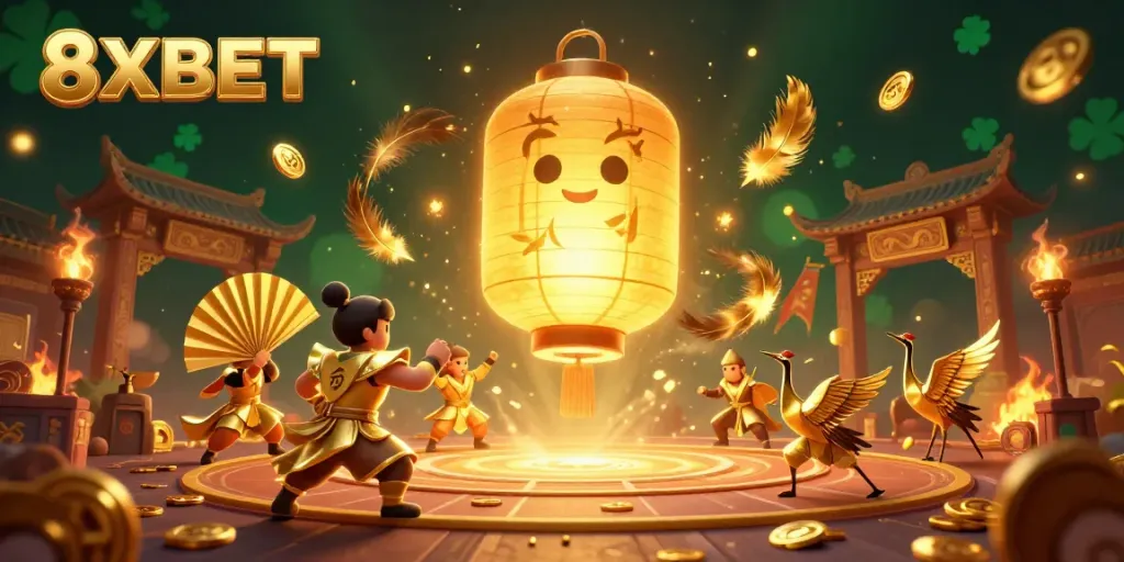 Experience thrilling gameplay at 8XBET with enchanting casino elements and captivating characters.