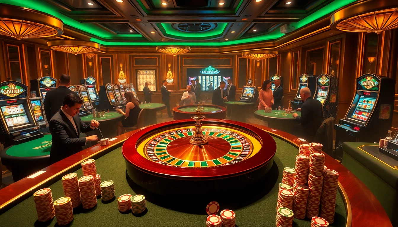 Players strategizing at a casino table featuring hidden wiki links for online gambling safety.