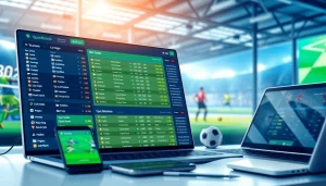 Highlighting best online sportsbooks India with a modern betting interface and user-friendly elements.