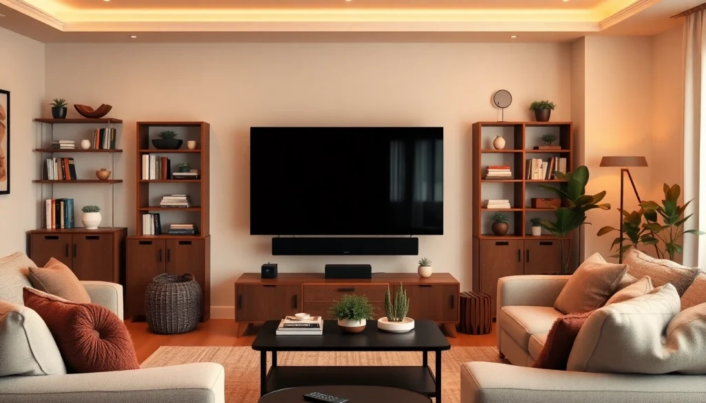 Viewing a stunning iron tv in a cozy living room setup with stylish decor.