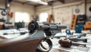 Examine the detailed design of a Forced reset trigger mechanism in a workshop setting.