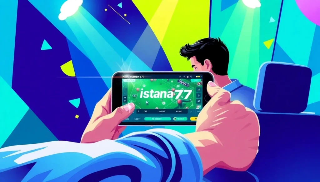 Rasakan keseruan saat bermain istana777 bet dengan antarmuka dinamis permainan di perangkat seluler.