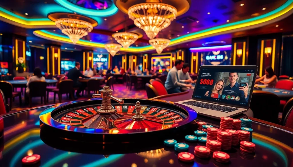 Experience thrilling gameplay at trang chủ good88 with vibrant casino action and lively atmosphere.
