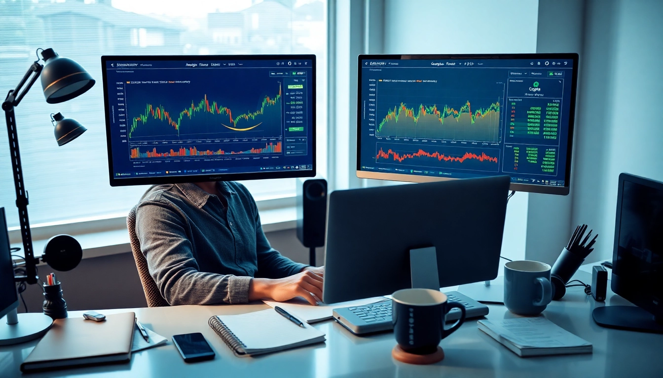 Web scrapping in action as a developer monitors Amazon price trends in a modern tech workspace.