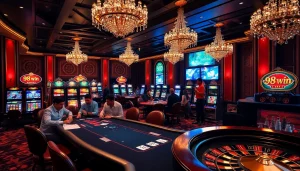 Experience the thrill of 98 win with high-stakes gambling at a luxurious casino.