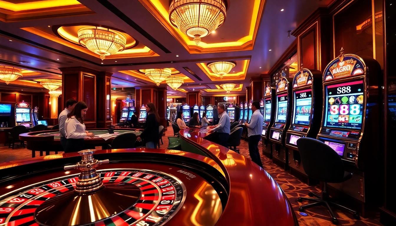 S88 nhà cái offers an exciting casino experience with vibrant roulette and poker action.