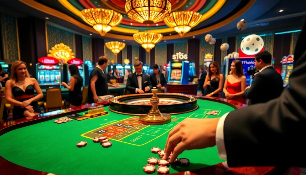Experience luxurious excitement at https://88xx.now/ roulette with vibrant players and colorful chips.