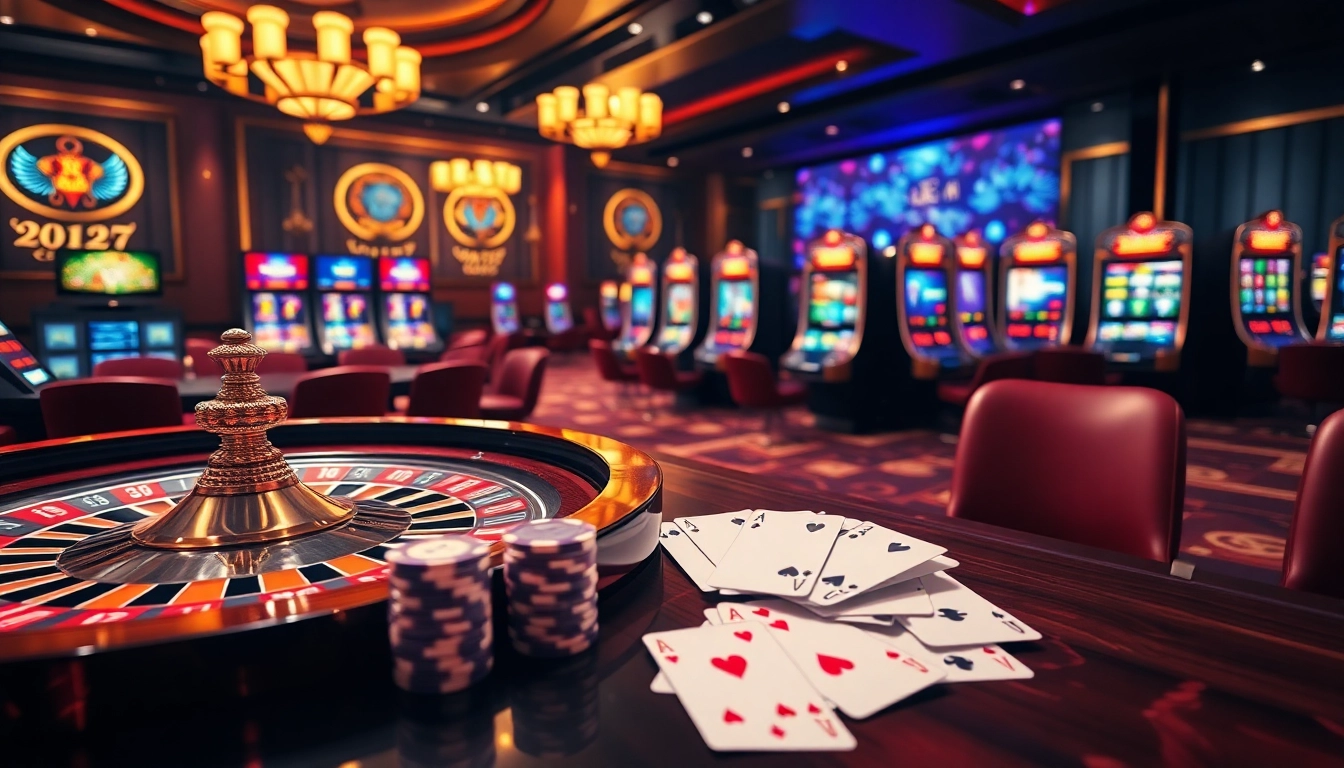 Découvrez le luxe et l'excitation avec casino en ligne 2026, featuring des tables de jeux vibrantes et des visuels époustouflants.