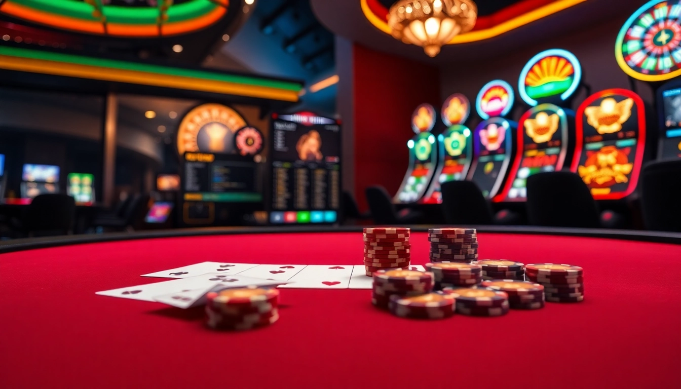 Vivez un gameplay palpitant au casino en ligne 2026 avec des tables de casino vibrantes et des interfaces numériques.