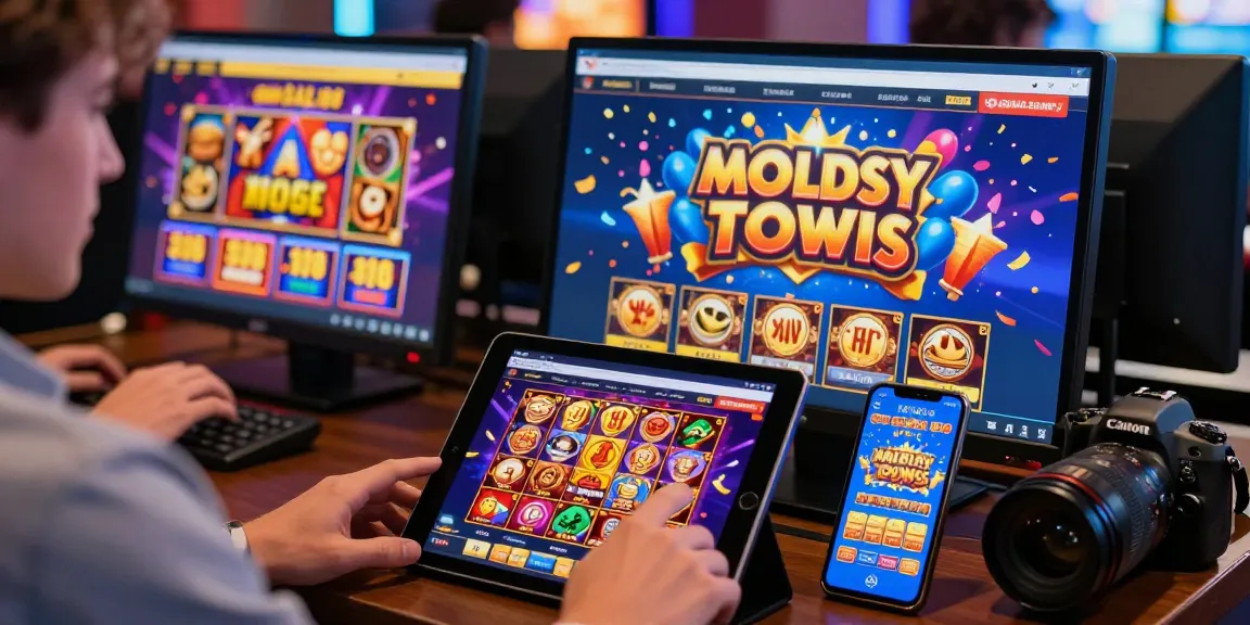 Engaging scene of players enjoying slot deposit 5k games on a vibrant online platform with dynamic visuals.
