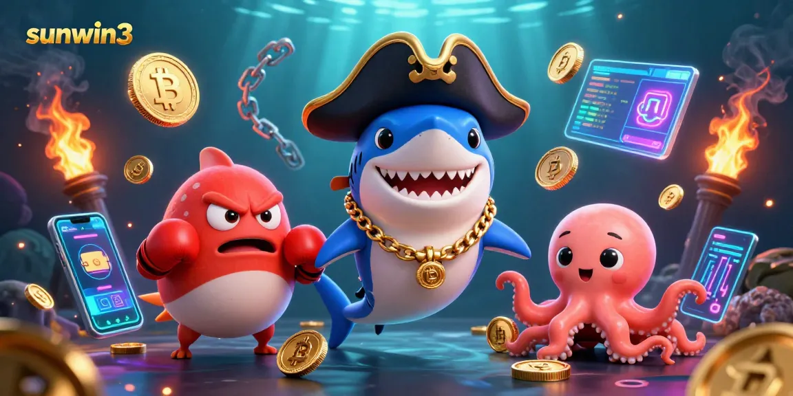 Engage with sunwin3 while exploring crypto-themed casino elements and underwater adventure.